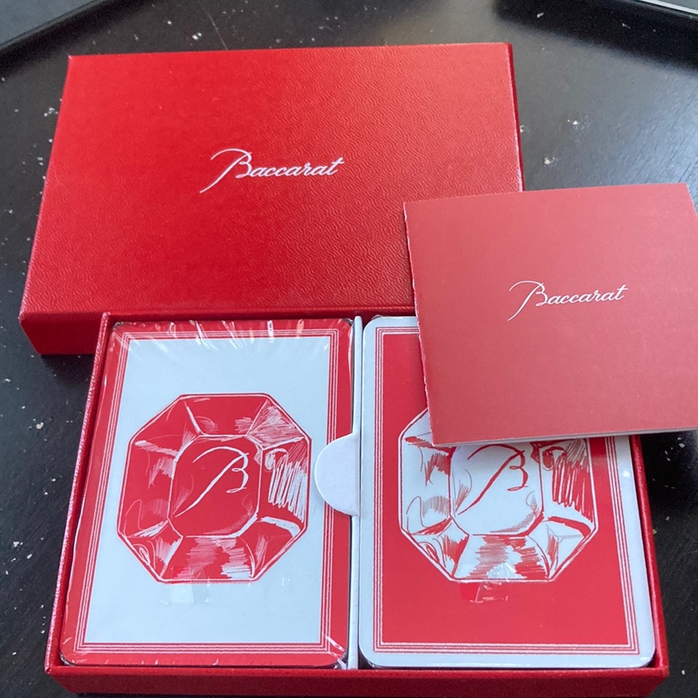 Baccarat playing cards